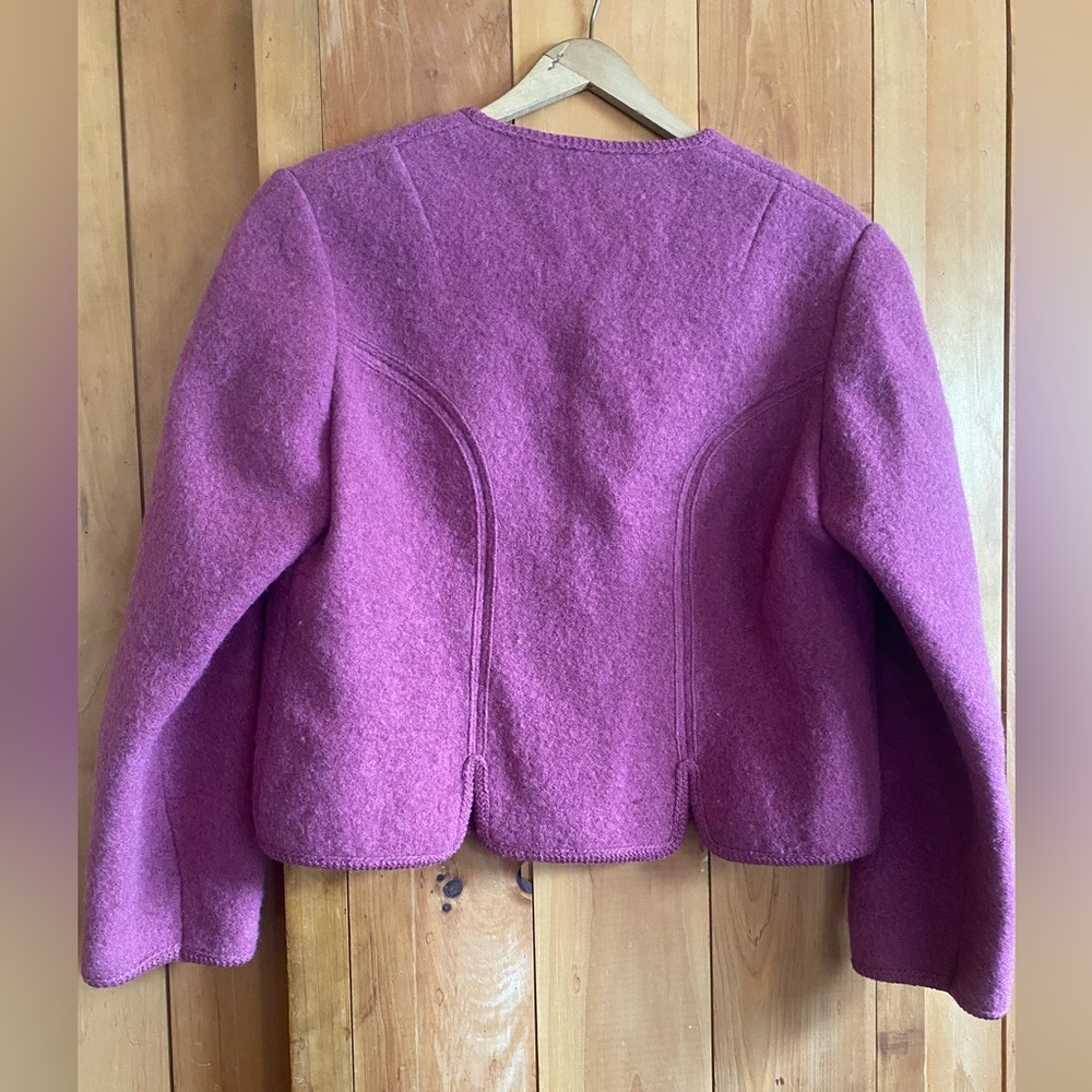 Vintage Alpine Inspired Boiled Wool Jacket - Picture 9 of 9